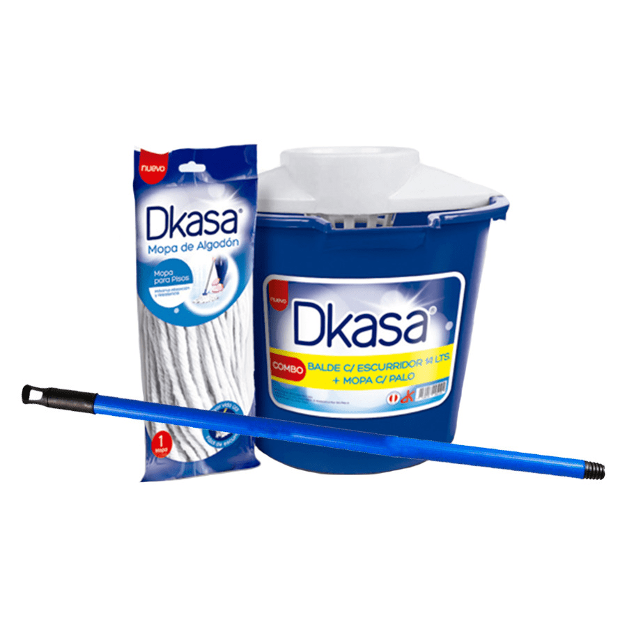 Dkasa balde + mopa de algodón