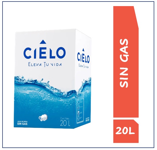 Cielo agua sin gas Caja 20 litros