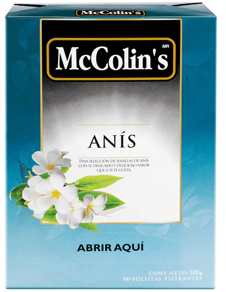 Mccolins anis x 100 unidades