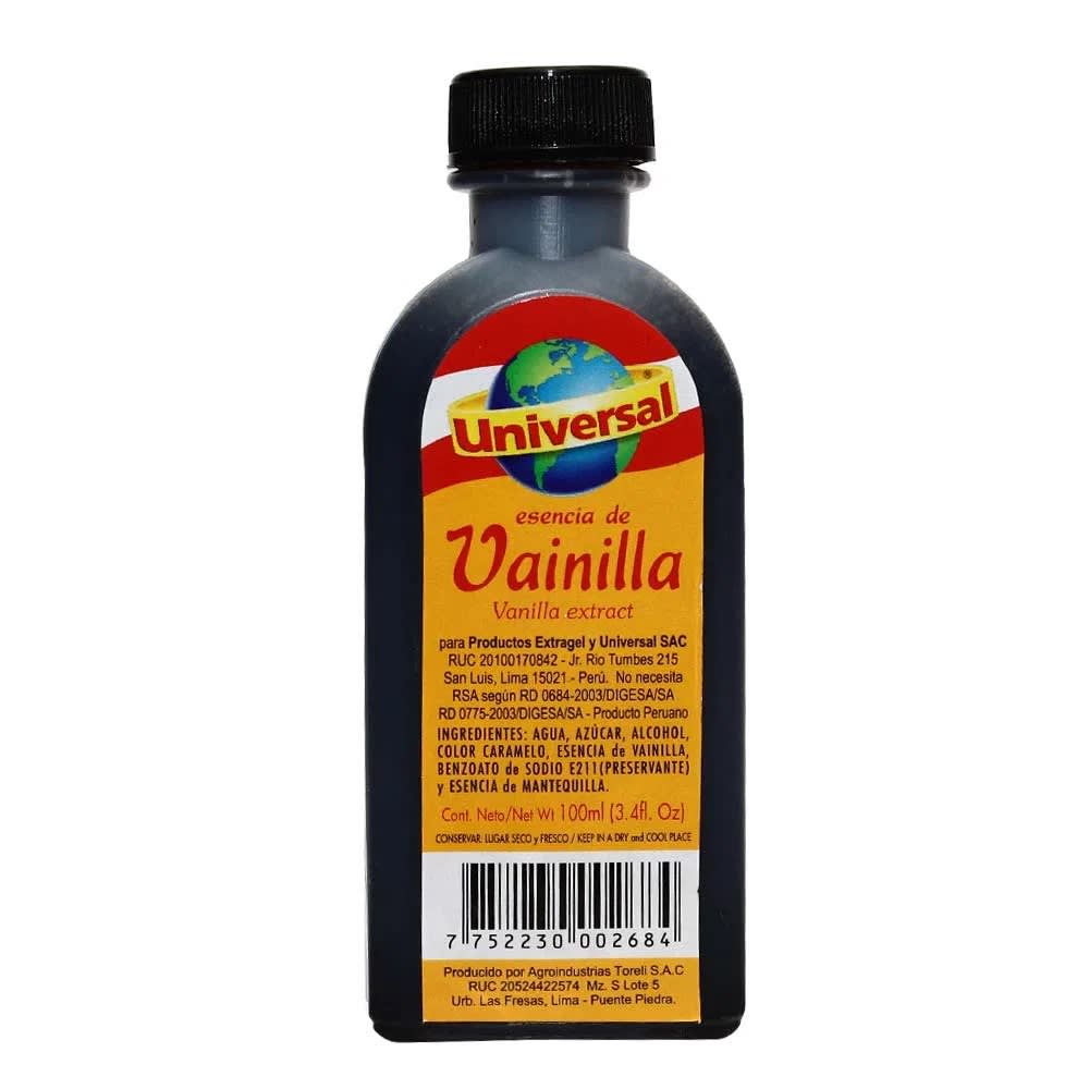 Universal esencia sabor a vainilla 100 ml