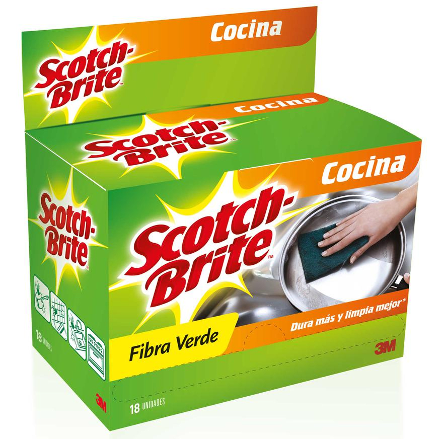 Dp scotch brite esponja verde x 18 Unidades
