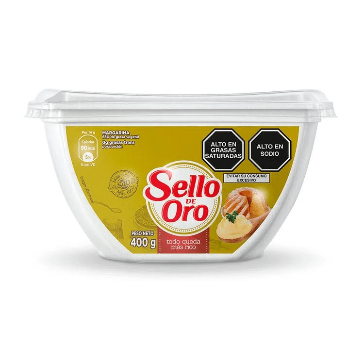 SELLO DE ORO margarina pote 400 gr