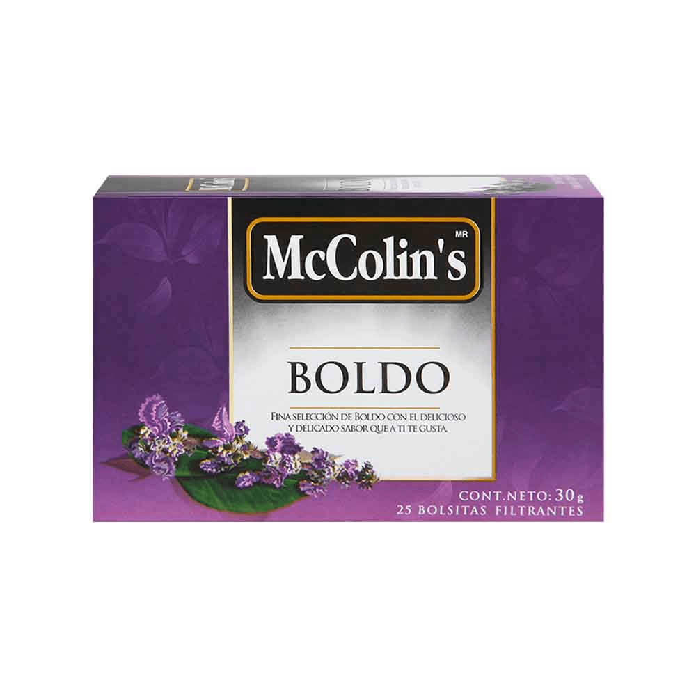 Mccolins boldo x 25 unidades