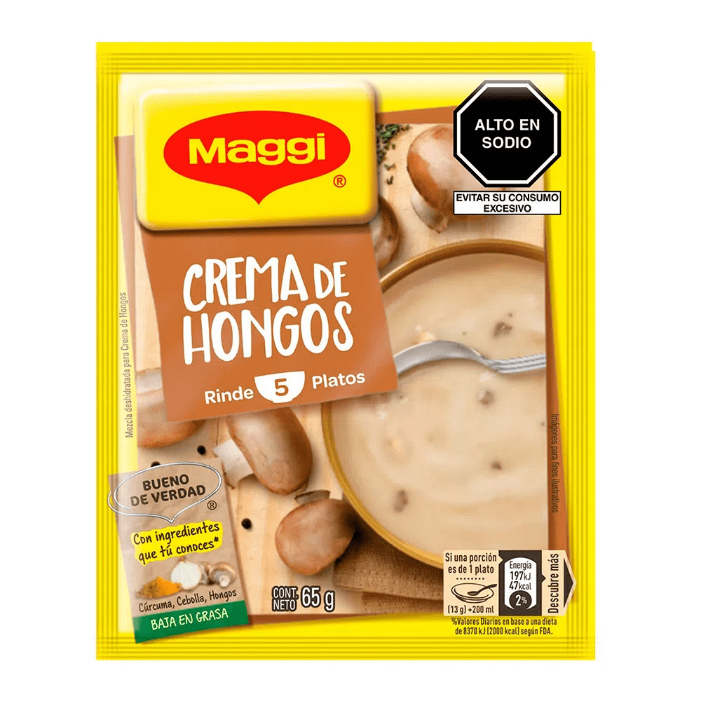 Maggi crema de hongos 65 gr