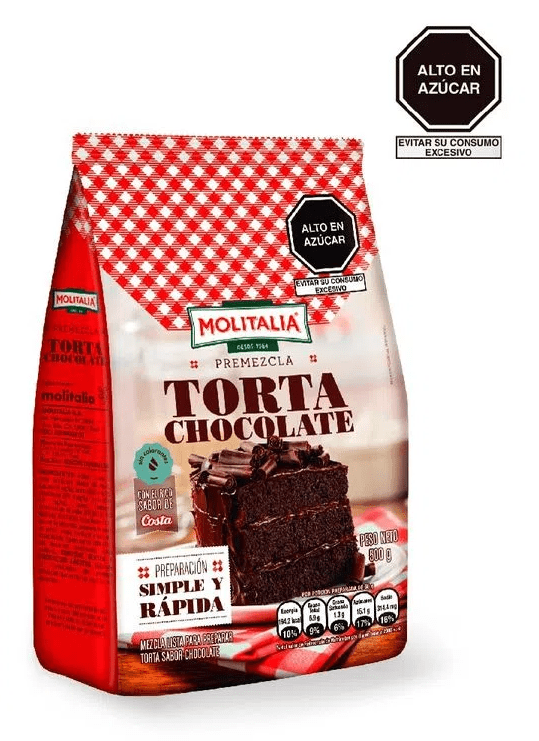 MOLITALIA premezcla torta chocolate 500 gr