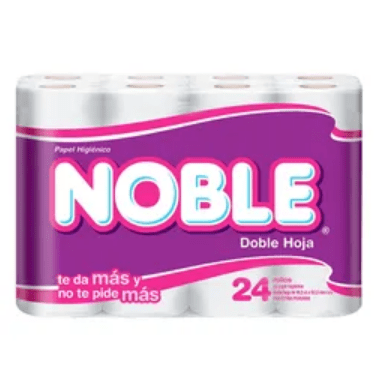 Noble morado doble hoja x 24 rollos