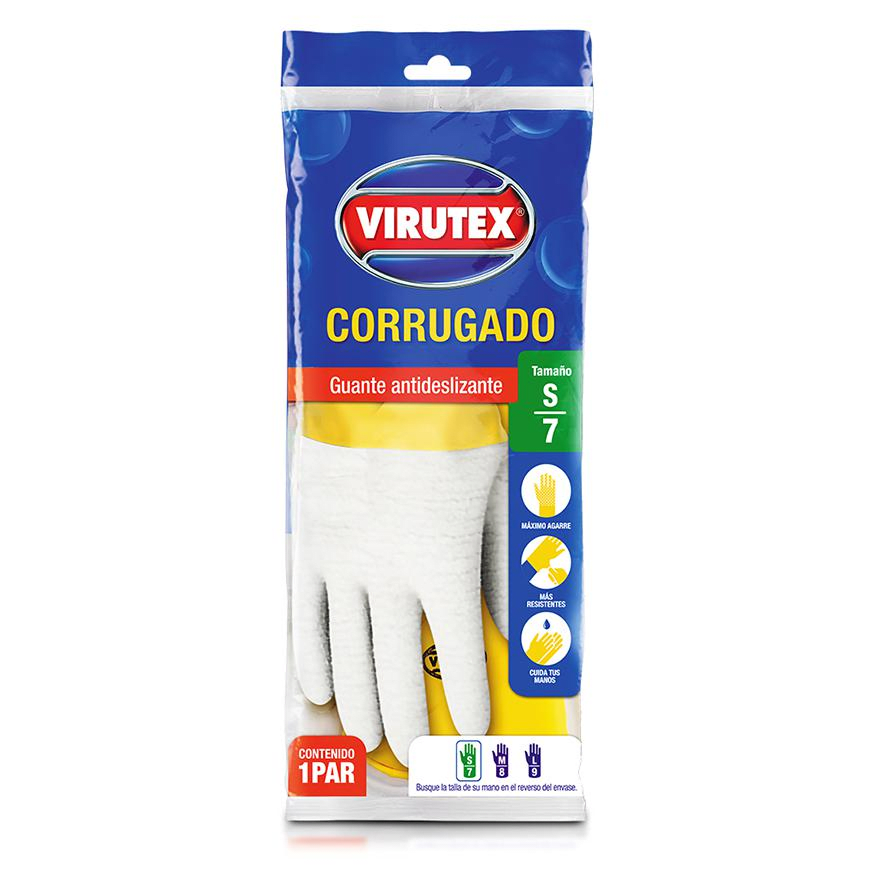virutex guantes corrugado talla S