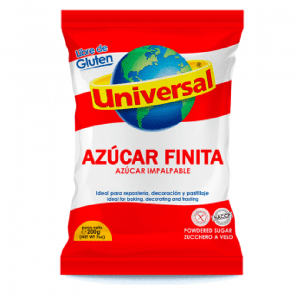 Universal azucar finita 200 gr