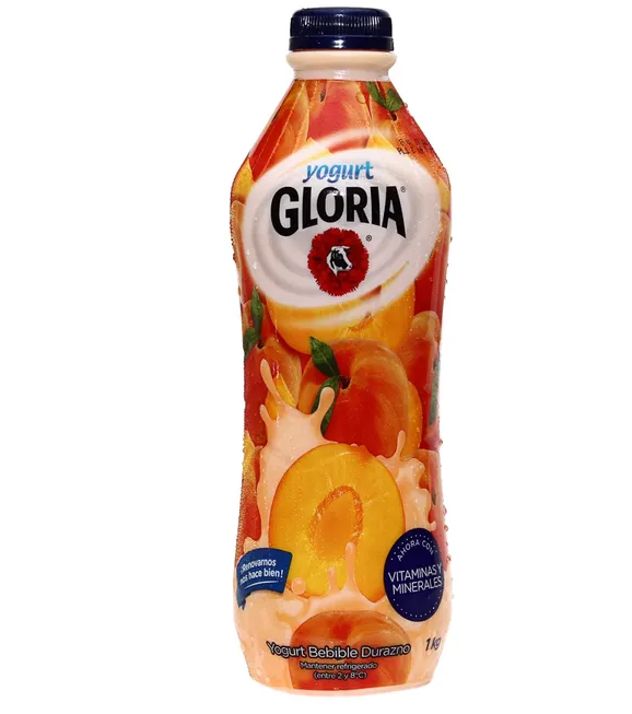 Gloria yogurt durazno 1 kg