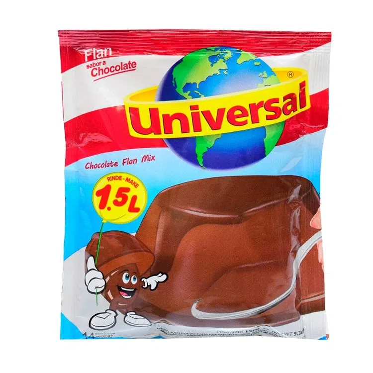 Universal flan sabor chocolate 150 gr