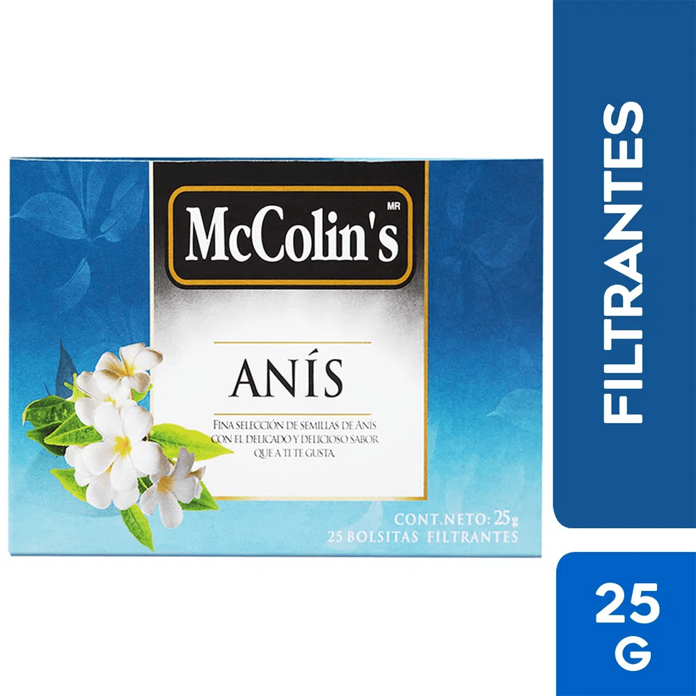Mccolins anis x 25 unidades