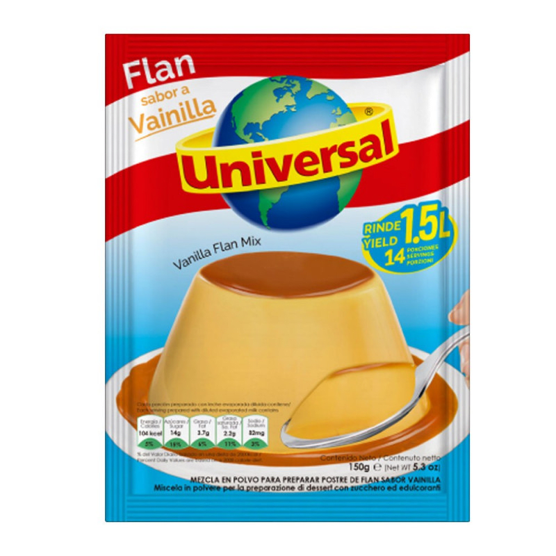 Universal flan sabor a vainilla 150 ml