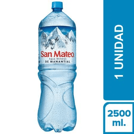 San mateo agua mineral sin gas 2.5 litros