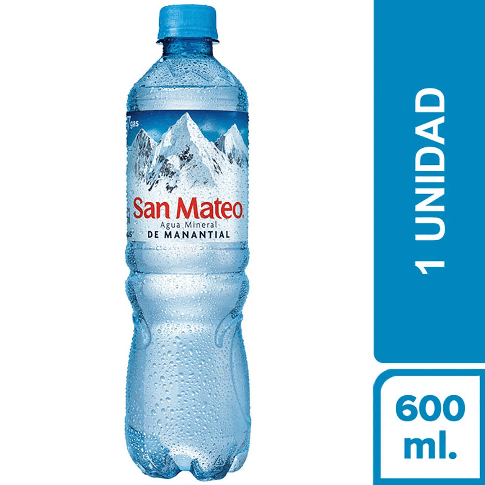 San mateo agua mineral sin gas 600 ml