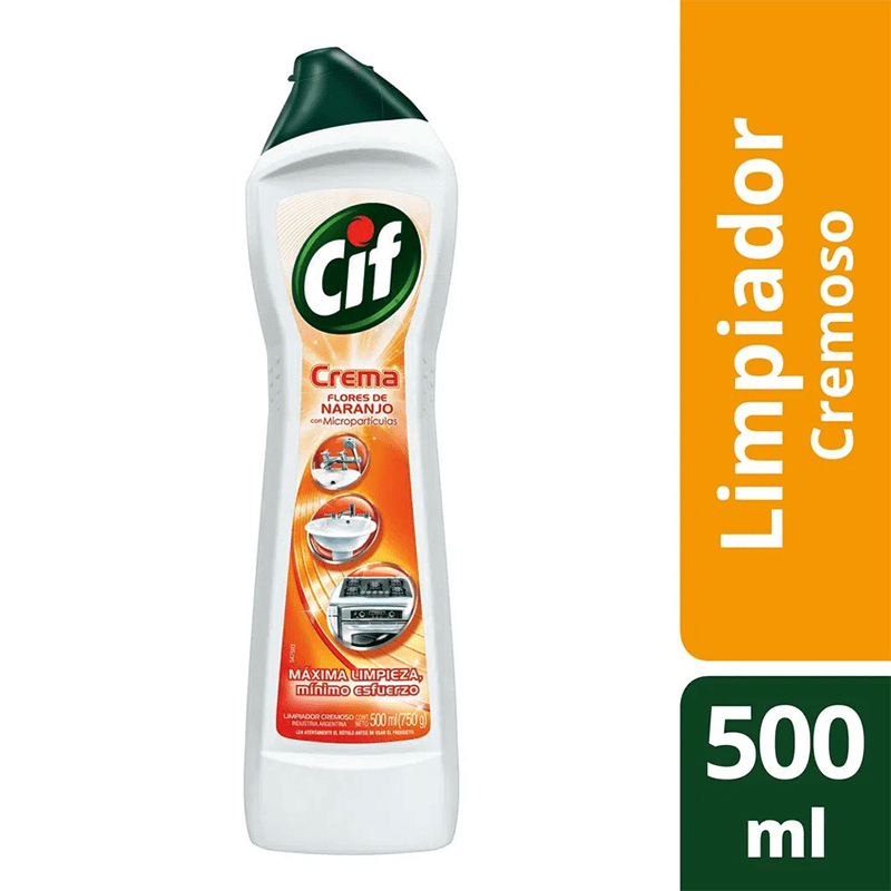 CIF Crema Flores de Naranjo FRASCO 500 ml