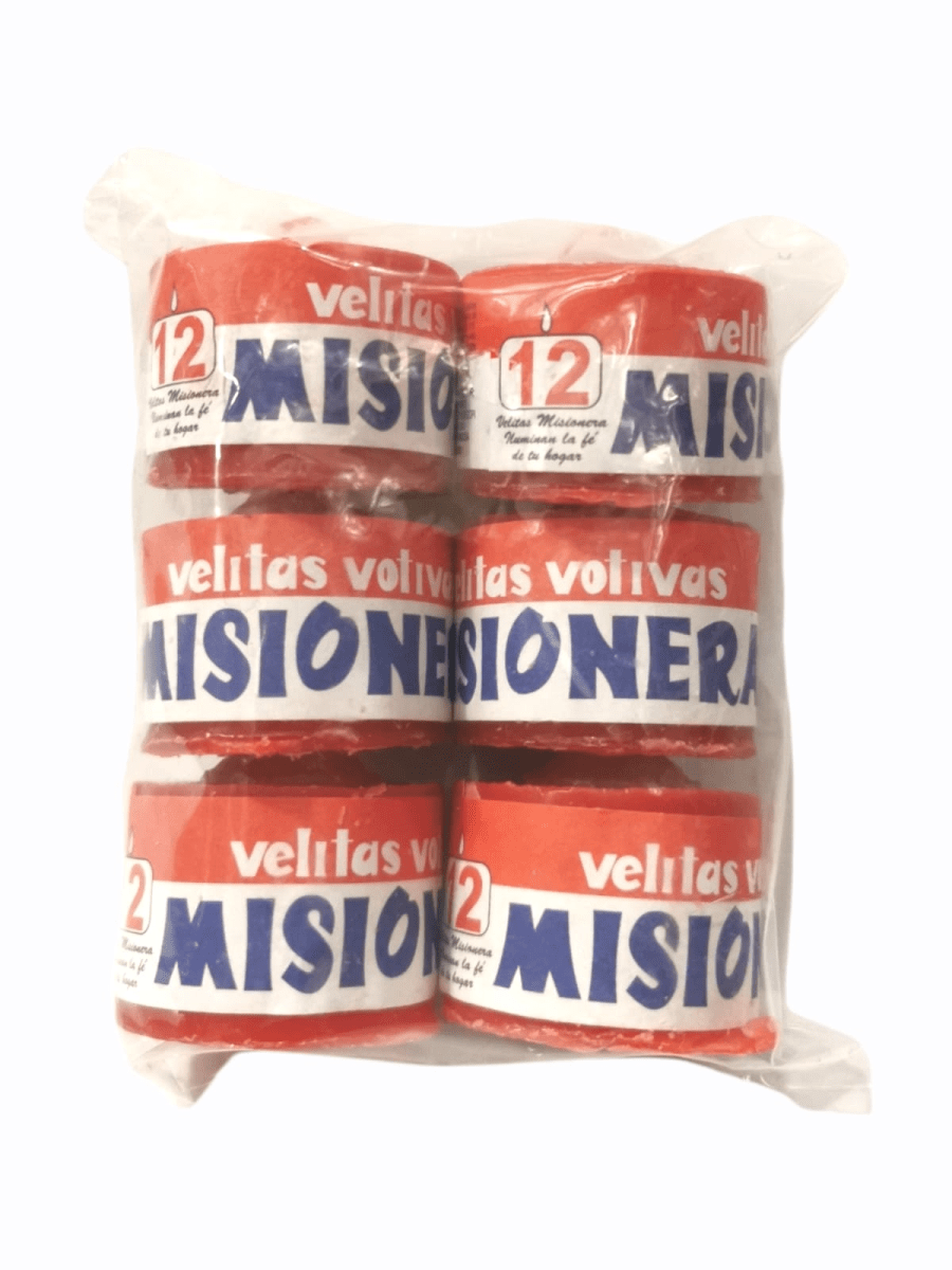 Misionera velas 12 horas X 6 UNI