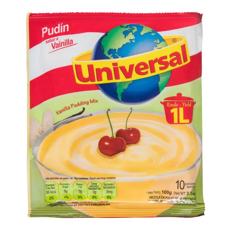 Universal pudin sabor a vainilla 100 gr