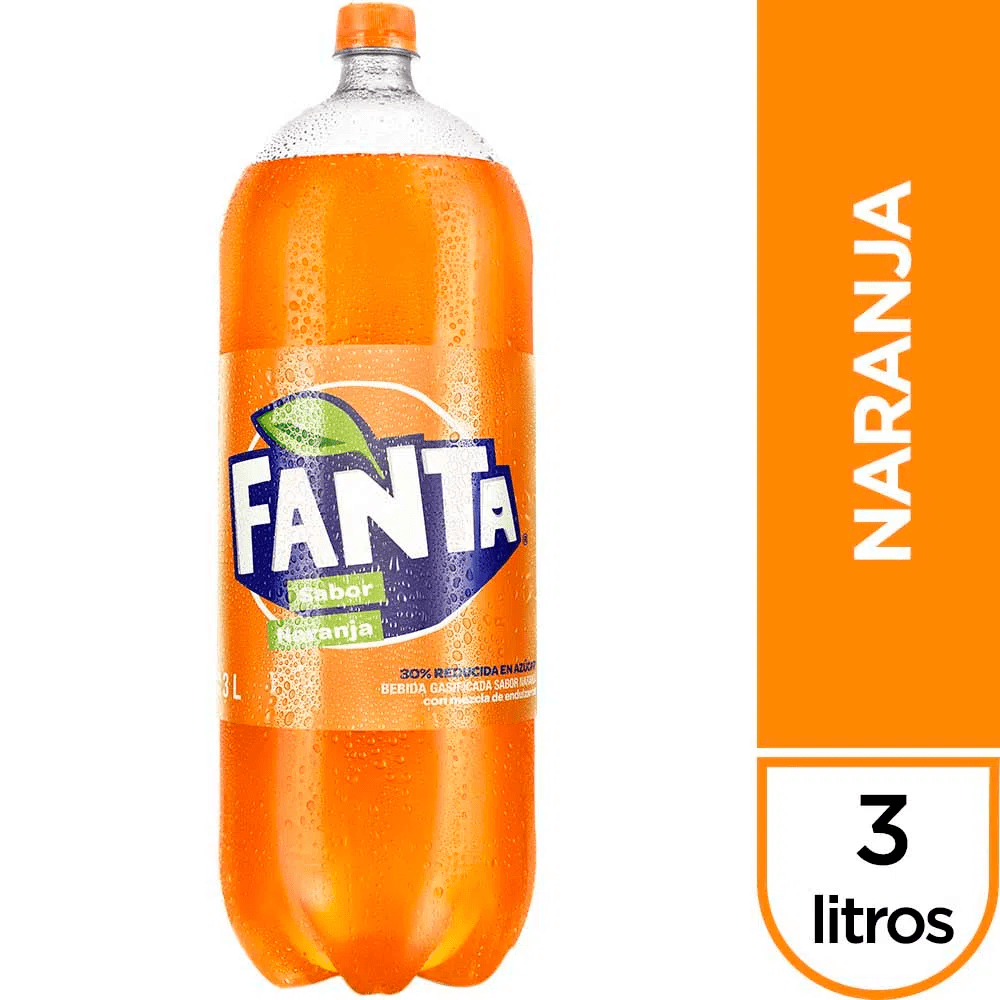Fanta naranja 3 Litro