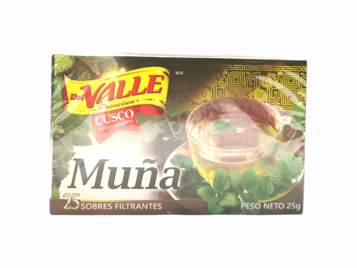 Del valle muña x 25 filtrantes