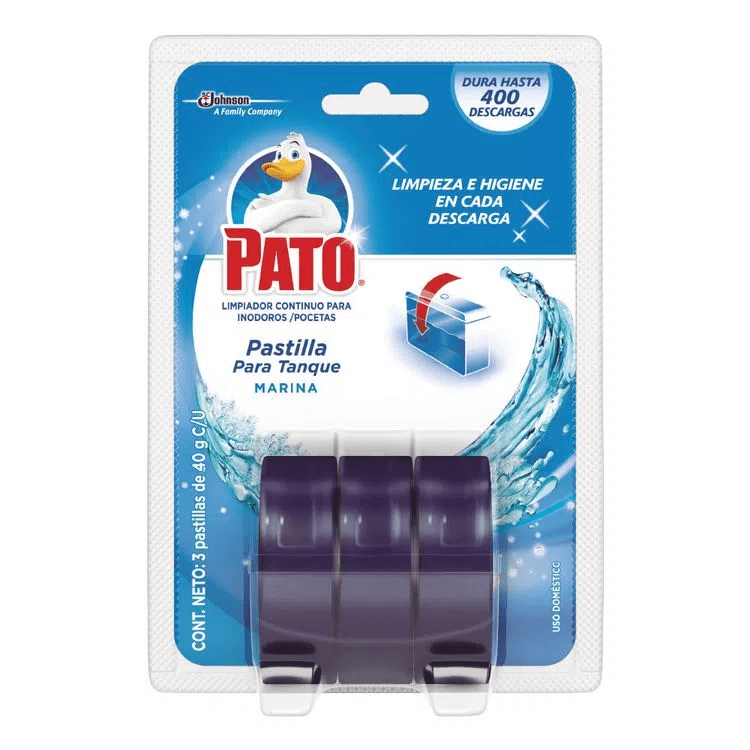 Pato pastilla para tanque x 3 unidades