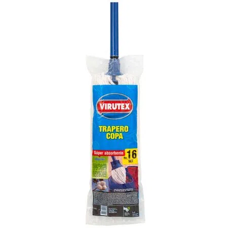Virutex mopa de algodon + palo