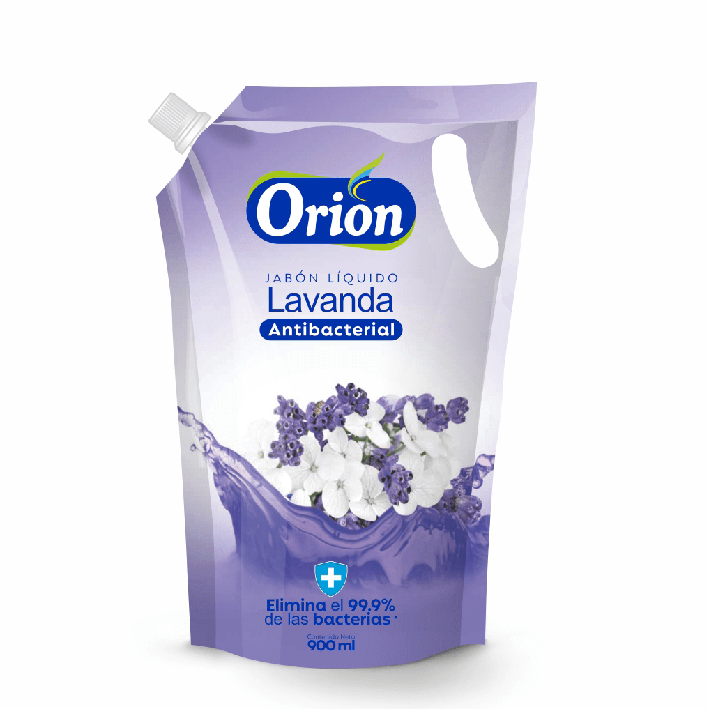 Orion jabón liquido Lavanda Antibacterial 900 ml