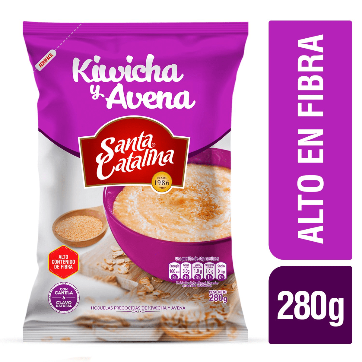 Santa catalina kiwicha y avena X 280 gr