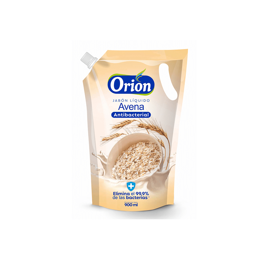 Orion jabón liquido Avena Antibacterial 900 ml