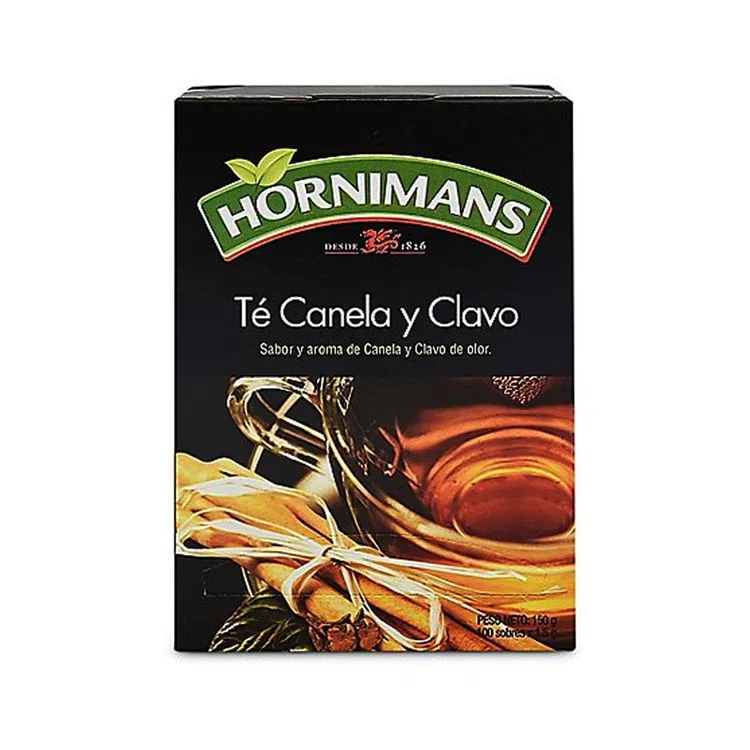 Hornimans te canela y clavo 100 Unidades