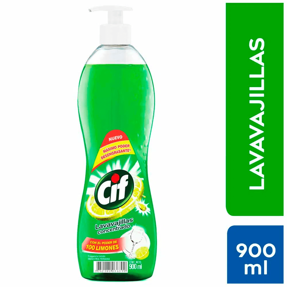 Cif lavavajillas liquido FRASCO 900 ml