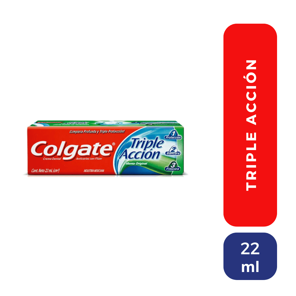 Colgate triple acción 22ml