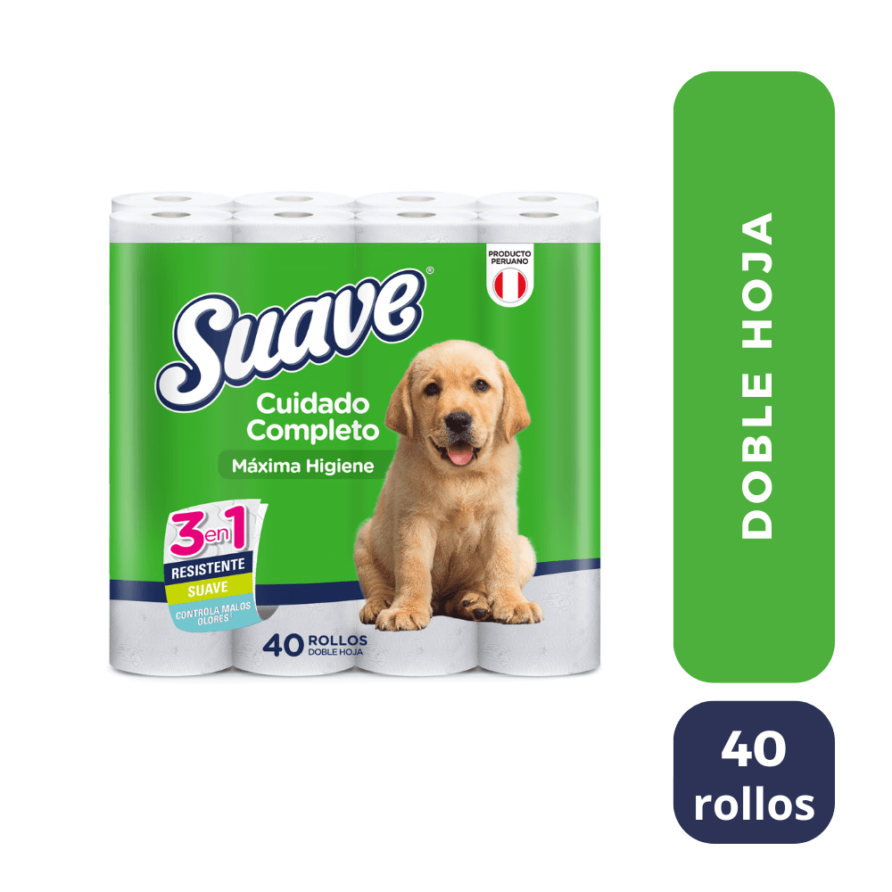 SUAVE verde X 40 rollos