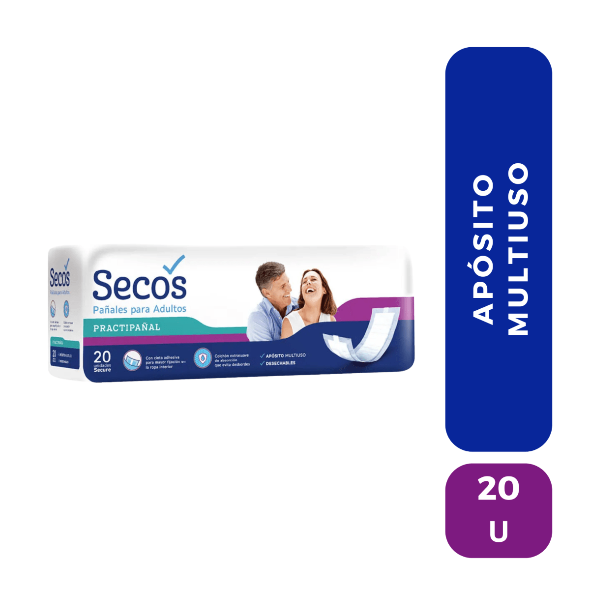 Secos Practipañal x 20 unidades