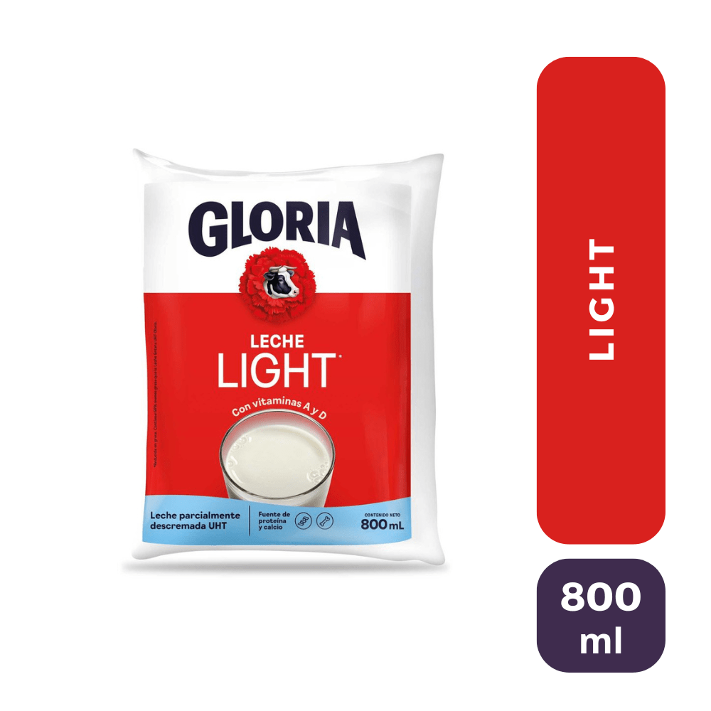 Gloria roja light bolsa 800ml