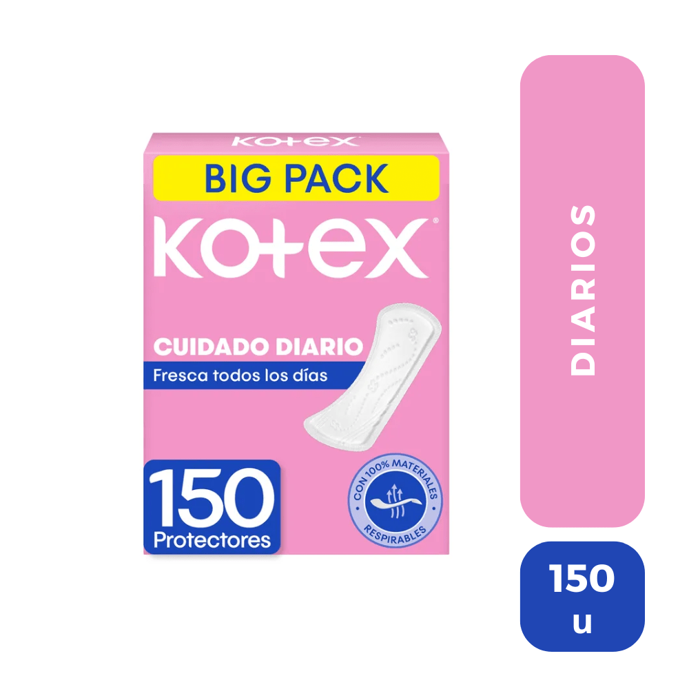 KOTEX protectores diario x 150 uni