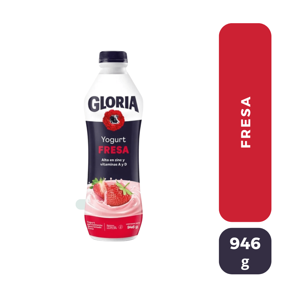Gloria yogurt fresa 946g