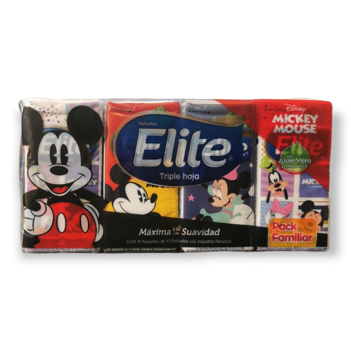 Elite Pañuelos triple hoja con diseño 8x10