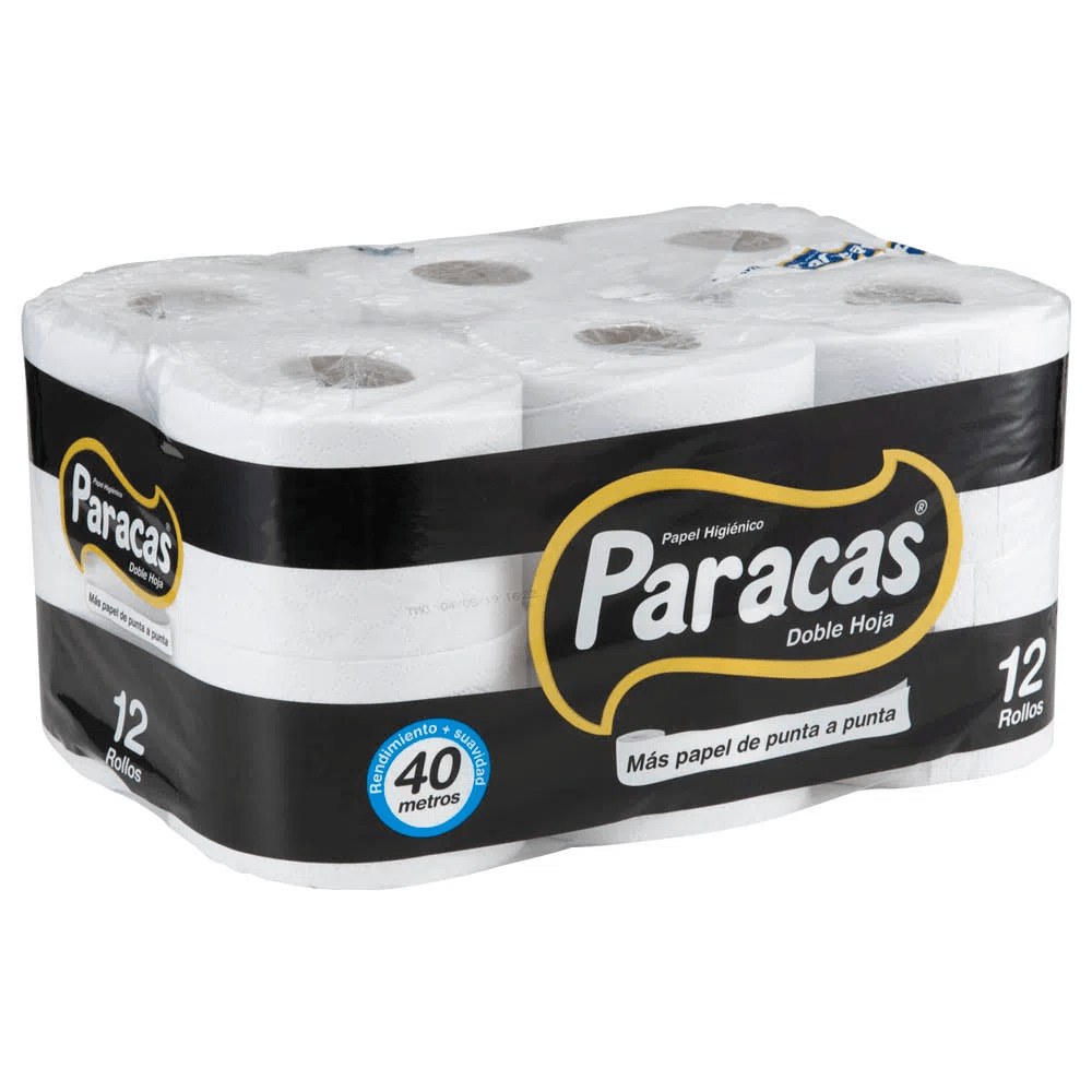 Paracas negro x 12 rollos (40mts)