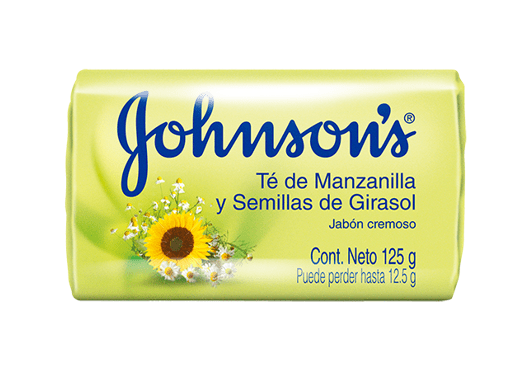JOHNSONS jabon manzanilla y semilla de girasol 125 gr 