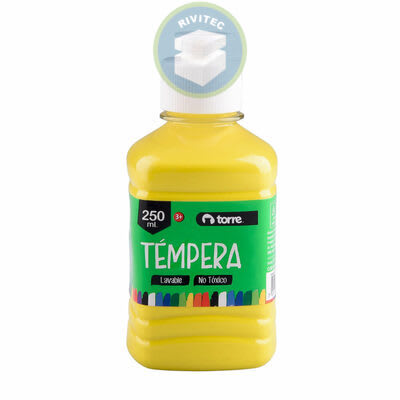 TEMPERA AMARILLA 250 ML TORRE