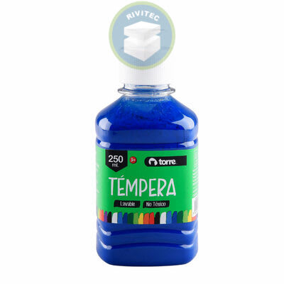 TEMPERA AZUL 250 ML TORRE