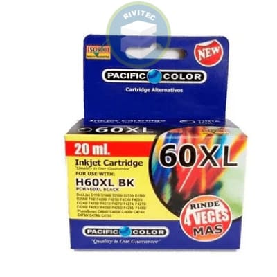 TINTA 60 XL NEGRA 20 ML