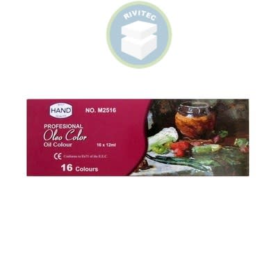 SET PINTURA OLEO 16 COLORES