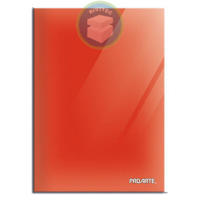 CARPETA PROARTE CON GUSANO COLOR ROJO