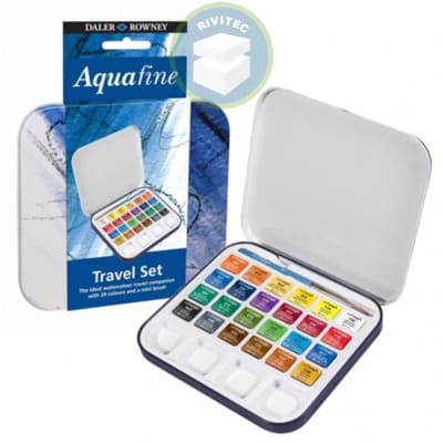 ACUARELA AQUAFINE 24 COLORES