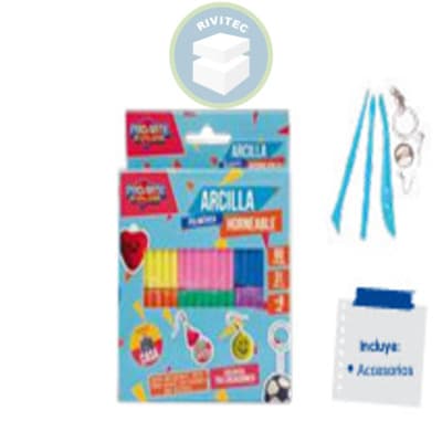 ARCILLA POLIMERICA 6 COL HORNEABLE