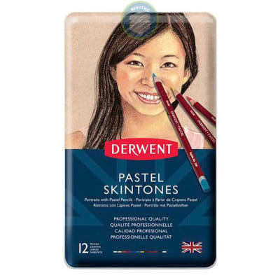 LAPIZ PASTEL TONOS PIEL 12 UNIDADES DERWENT