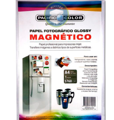 PAPEL FOTOGRAFICO MAGNETICO GLOSSY A4