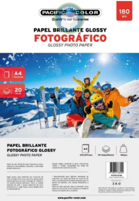 PAPEL FOTOGRAFICO 180 GR 20 HJS
