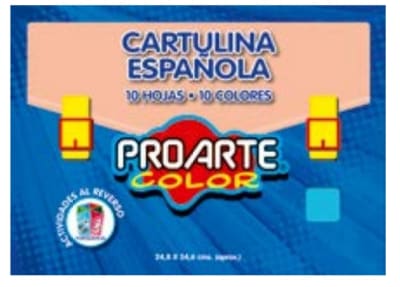 ESTUCHE CARTULINA ESPAÑOLA PROARTE